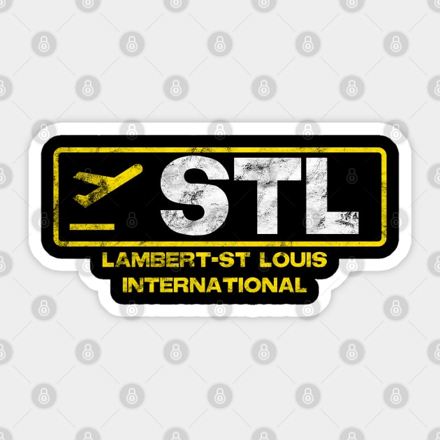 STL Airportcode Sticker by DesignedForFlight